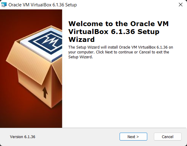 VirtualBox Install 1